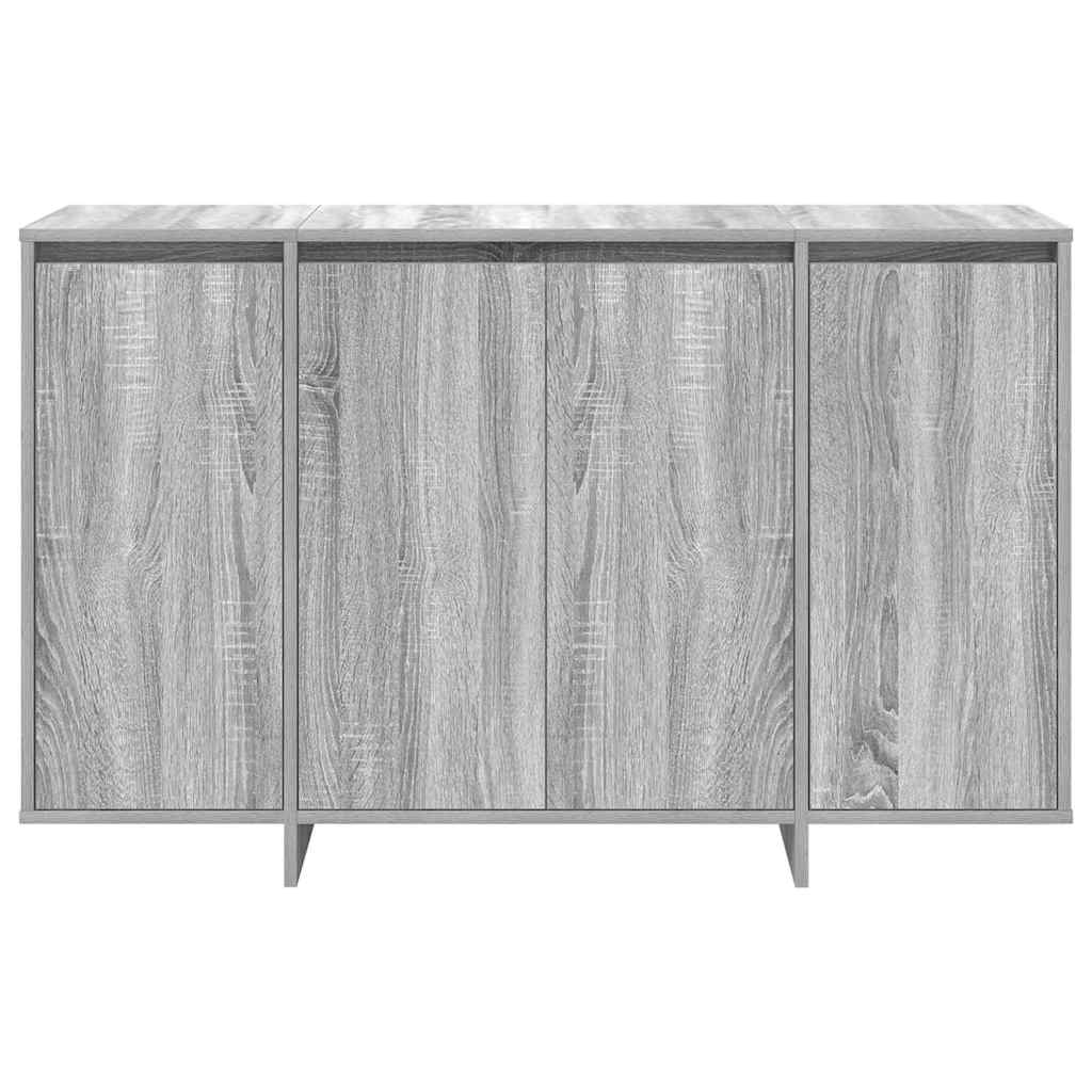 Sideboard Gray Sonoma 120 x 41 x 75 cm Engineered Wood