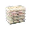 Dumpling Freezer Box: Large-Capacity, Food-Grade Storage Container with Lid for Fresh-Keeping and Quick-Freezing