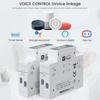 1P 50A Tuya WIFI Intelligenter Schalter Leistungsschalter LED Energiezähler kWh Strommessung Timer Relais Fernsteuerung Smart Life APP