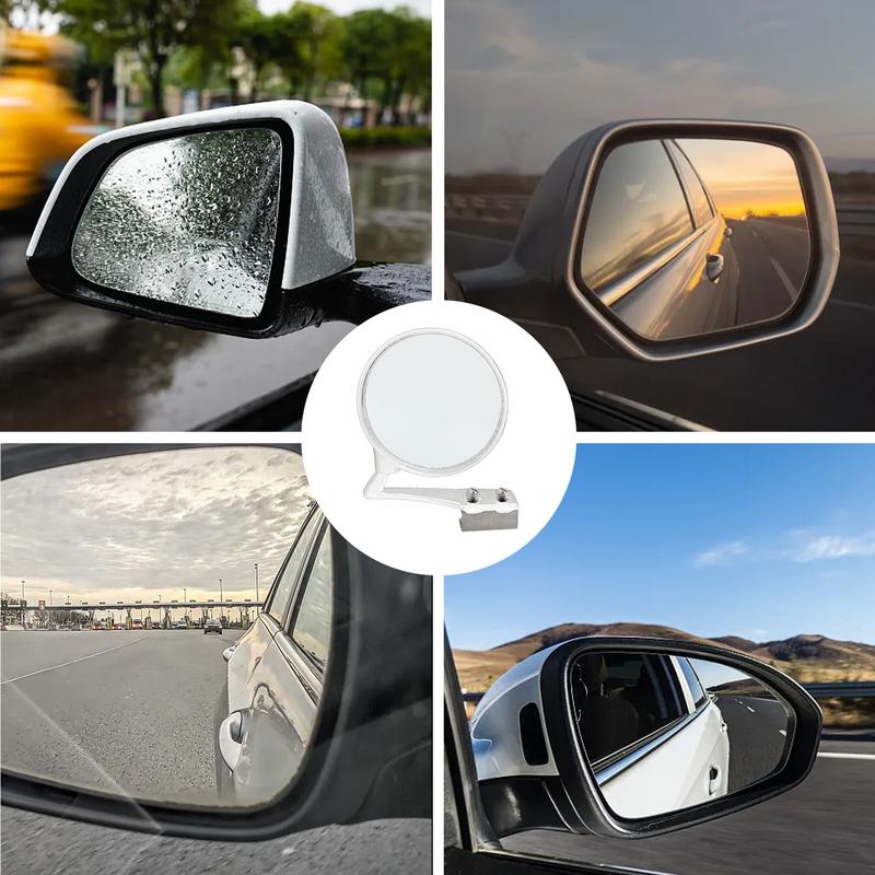 Blind Spots Mirror 360 Degree Wide Angle Adjustable Blind Spots Monitor Side Rear View Mirror Rain Visor Guard For Cars Suv