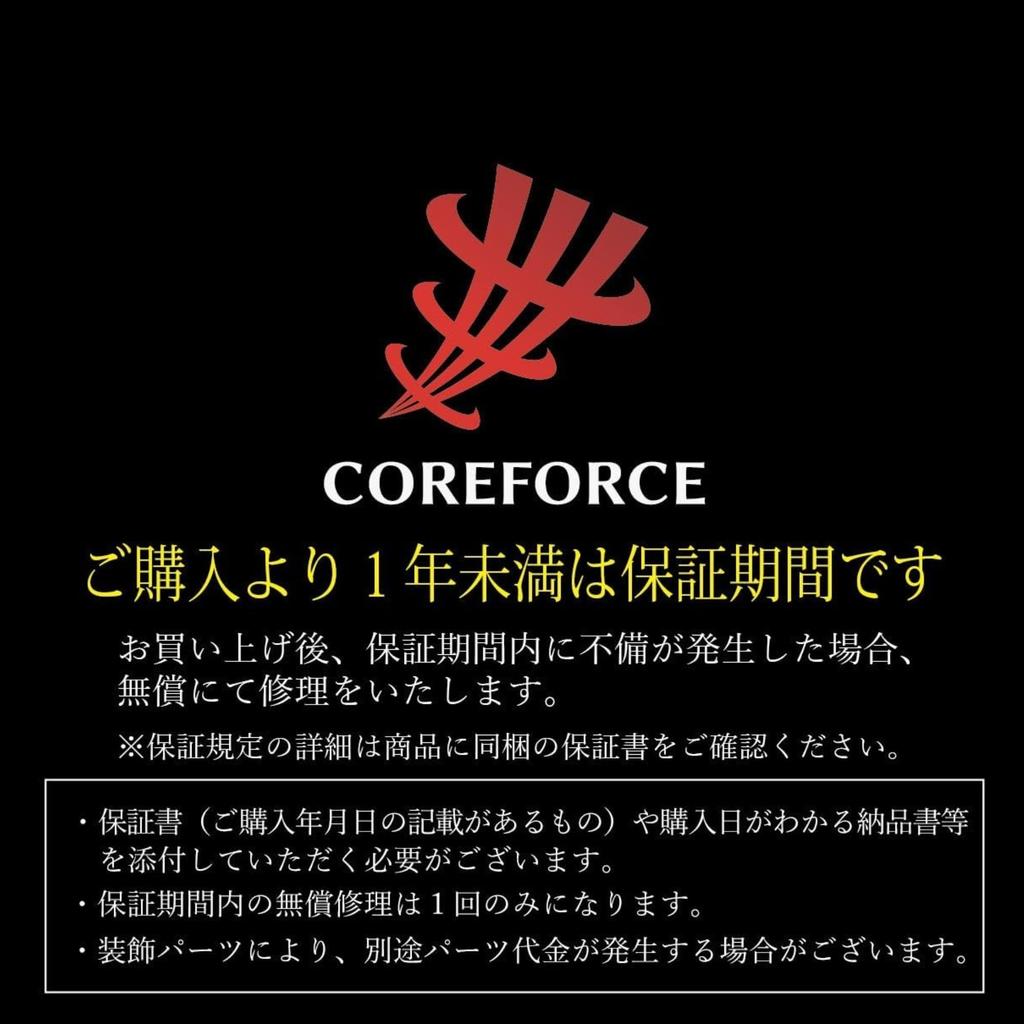 [COREFORCE] Coreforce Loop SUS Bracelet Stainless Steel Model with Official Handy Bag (70cm, BLACK)
