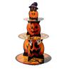 Pumpkin Halloween Dessert Stand 3-Tier Cake Rack Tray Home Decoration Cupcake Stands  Thanksgiving