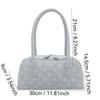 Fashion Large Capacity Shoulder Bags Zipper Polka Dot Bowling Bag Underarm Bags Women