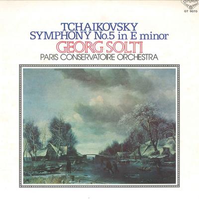 LP Schallplatte GEORG SOLTI PARIS CONSERVATOIRE ORC - Tschaikowsky Symphonie Nr. 5 in E-Moll GT9070 LONDON 1976 Japan Klassik Gebraucht