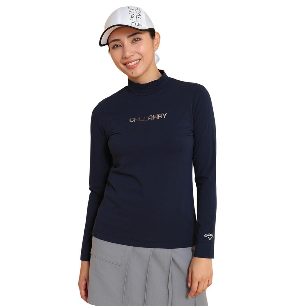 Callaway Long Sleeve Mock Neck Shirt Golf Undershirt C24233200 Women's (Stretch) / / 1120_Navy