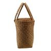 Seagrass Woven Basket Home Storage Organization Rattan Straw Flower Baskets With Handle Handmade Wicker Garden Succulent Handbag