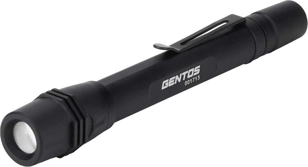 GENTOS G Series GF-104RG 130 Lumens Rechargeable LED Flashlight (Uses Rechargeable or AAA Batteries) [Set of 2]