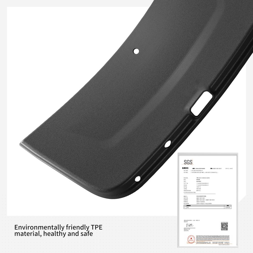 LUCKEASY (Berlin Version) for Tesla Model Y Launch 2025 2026 Juniper Rear Trunk Tailgate Protection Pad TPE Car Accessories