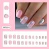 Short Ballerina False Nails Lovely Stars Nail Tips New Press On Nails  DIY