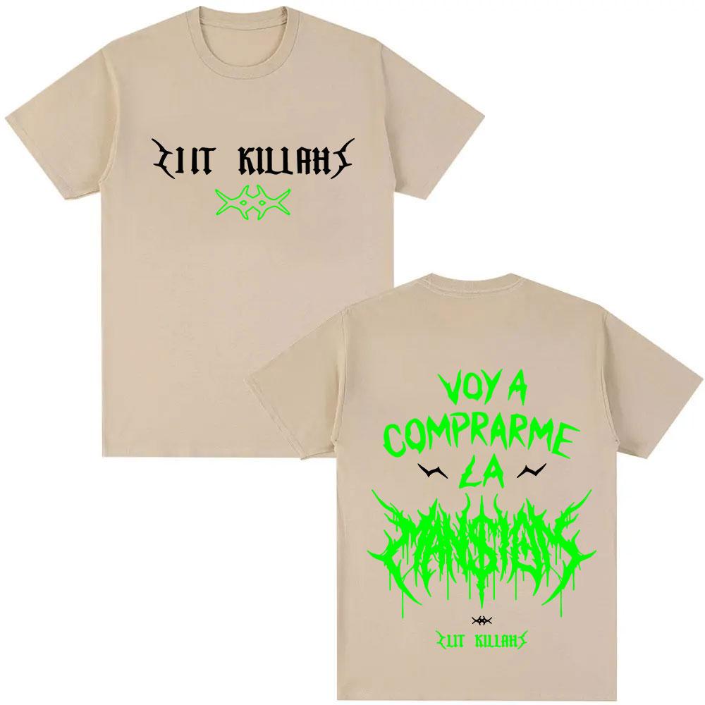 Rapper Lit Killah's New Album Product T-shirt: Men's and Women's Fashion Harajuku Summer Print 100% Pure Cotton T-shirt