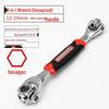 8-in-1 Universal Multi-Head Rotating Socket Wrench