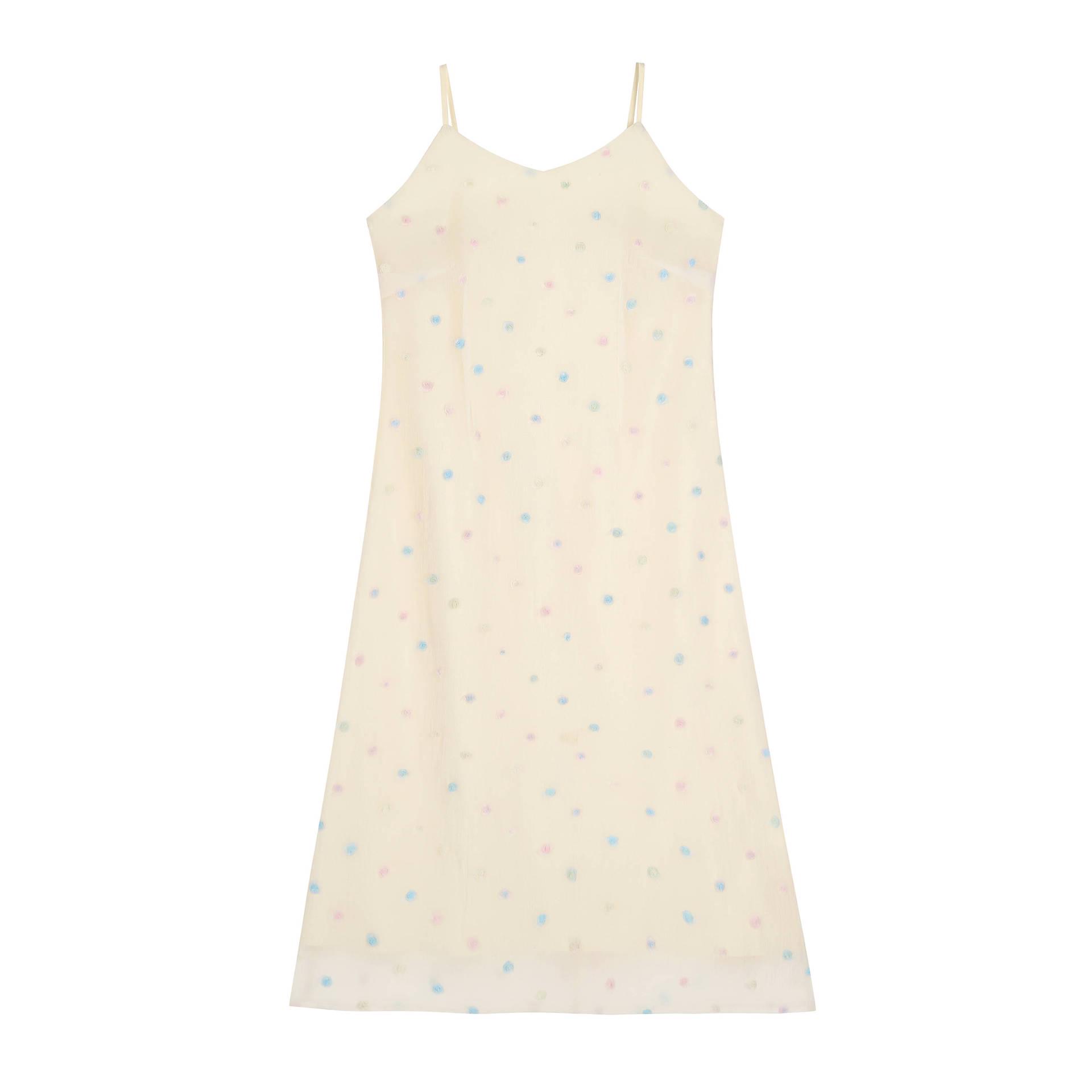 

Korean Style Color Block Waist Tie Camisole Dress - Plus Size, 3D Cut-Out Design (65015) 4XL (recommended 180-200 lbs)