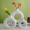 Ins Nordic stil kreis keramik vase dekoration kreative einfache hause wohnzimmer dekoration