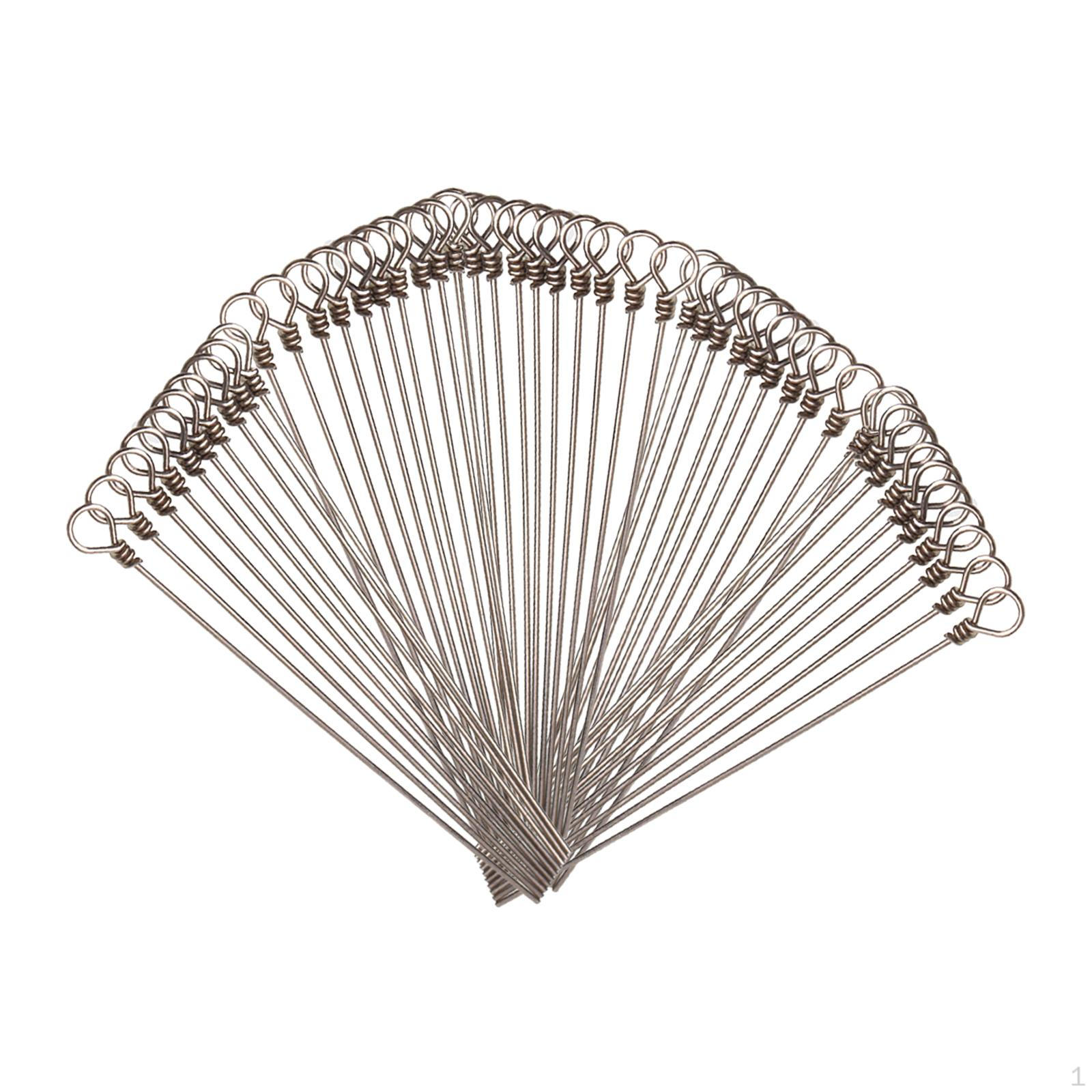 

Набор для изготовления рыболовных приманок своими руками с проволокой из нержавеющей стали для ловли окуня и судака 50Pcs