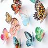 36Pcs Watercolor Wings Lifelike Butterfly Decorations 3D Photo Booth Props  Home Decoration