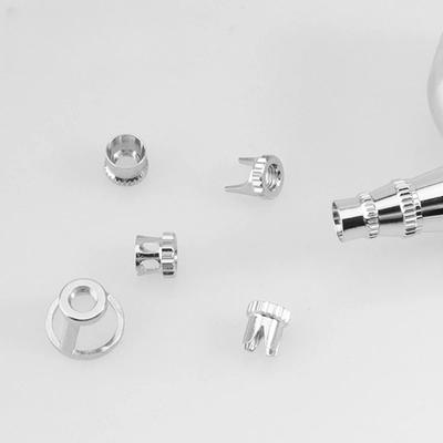 Airbrush Nozzle Needle Cap Accessories Normal/Crown/Tomahawk/Splatter Replacement Tool 5 Different Nozzle Cover Cap for Airbrush