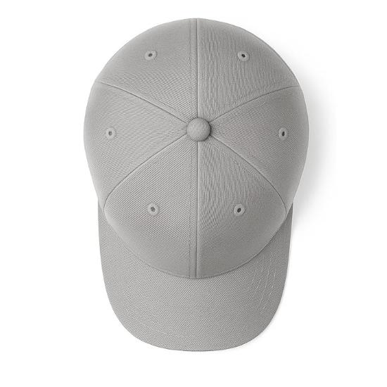 BLESS INTERNATIONAL Premium Baumwoll-Baseballkappen für Herren & Damen (Grau)