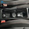 Real Soft Carbon Fiber Sticker LHD RHD Car Cup Holder Frame For Seat Ibiza 6F 2018 2024 2025 Interior