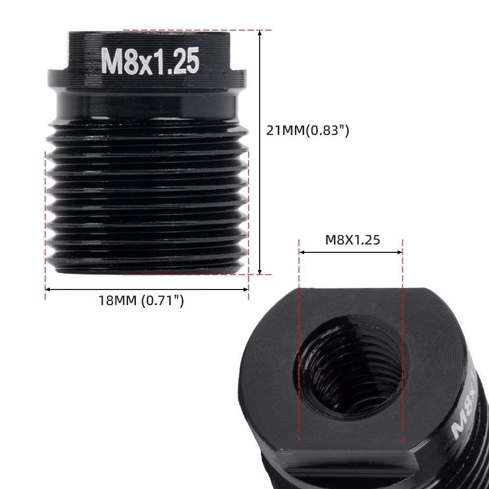 Aluminum Material Shift Knob Adapter Inside Thread Transmission Knob Adapter Thread Adapter