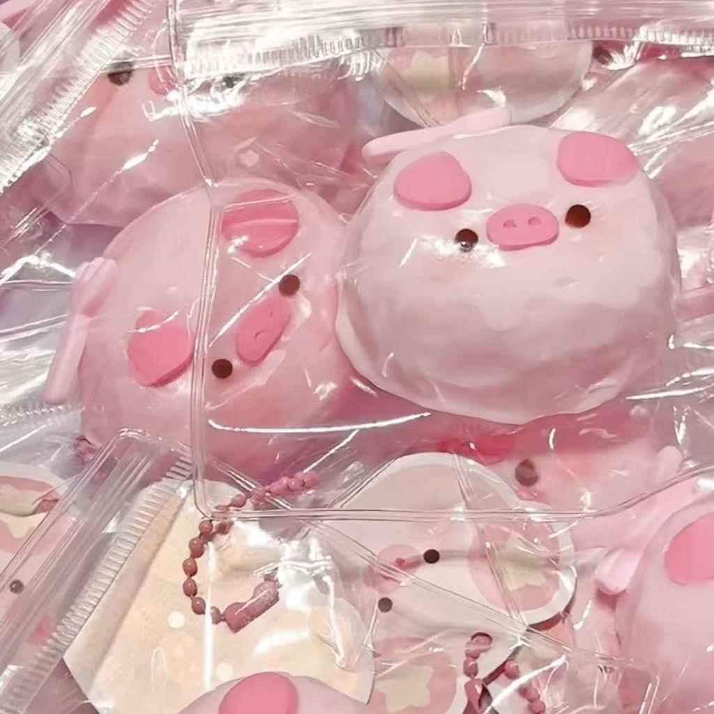 1 Pcs Cute Pink Pig Squishy Toy Sticky Slow Rising Sensory Stress Relief Squeeze Toy for Autism Anxiety Fidget Toy
