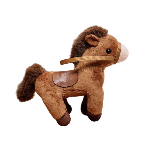 Yousheng Keychain Pendant Plush Horse Mascot Kids Keychain Charm Backpacks Handbags Wallets Luggage Accessories