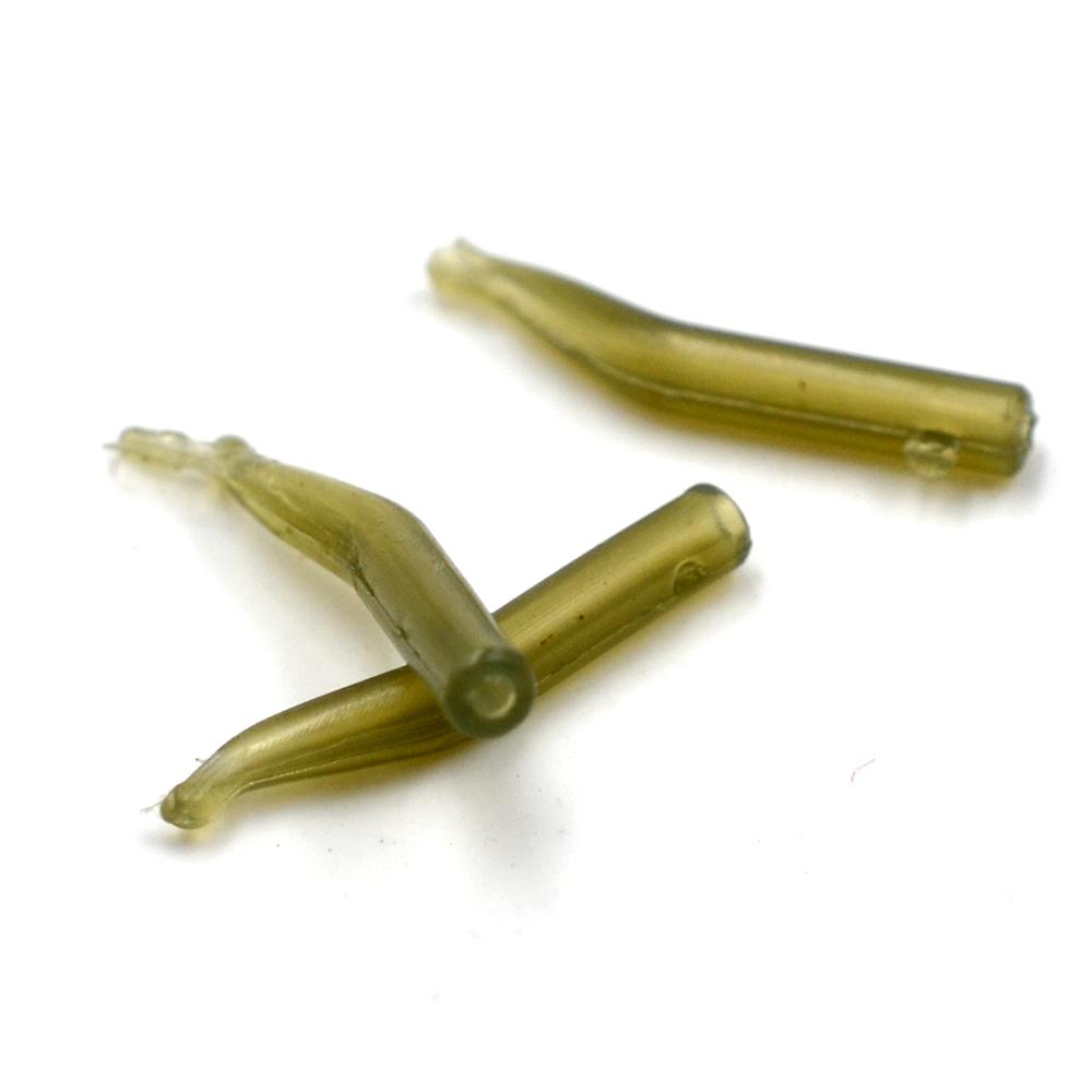 MNFT 48Pcs Hook Line Aligner Elbow Type Aggressive Rigs Making Sleeves Tubes Hair Chod Soft Anti Tangle Fishing Tackle