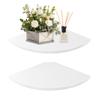 JJL Corner Frame, 30cm Arc Corner Wall Frame, Bedroom Corner Decoration, White