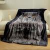 Grumpy Grey Cat Blanket bedroom Blanket for Livingroom Couch lunch break Soft throw for Friend's festival Gift