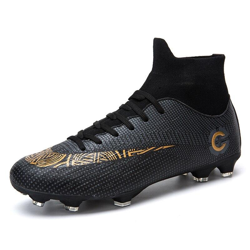 Men's Football Boots TF/FG Soccer Shoes Adults Professional High Quality Soccer Cleat Teenager