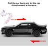 Maßstab 1/32 Dodge Hellcat Challenger Diecast Metall Rückzug Modellauto Hellcat mit Sound und Licht Hellcat Auto Spielzeug Geschenke für Kinder ab 3 Jahren