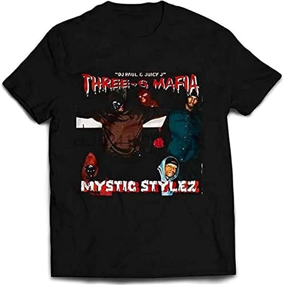 Men s and Women s T-shirts New Three 6 Mafia Mystic Stylez Ra Gift For Fans Unisex S-5XL Shirt BS76 XS