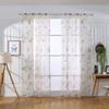 Butterfly Print Sheer Window Curtains Room Decor for Living Room Bedroom Kitchen