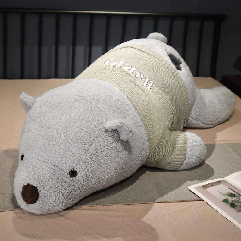 

Кукла-медведь Подушка для объятий Мальчик и девочка Спящая тряпичная кукла Большой размер Медведь Плюшевая игрушка Кукла-медведь [Medium] 90cm-1.2kg