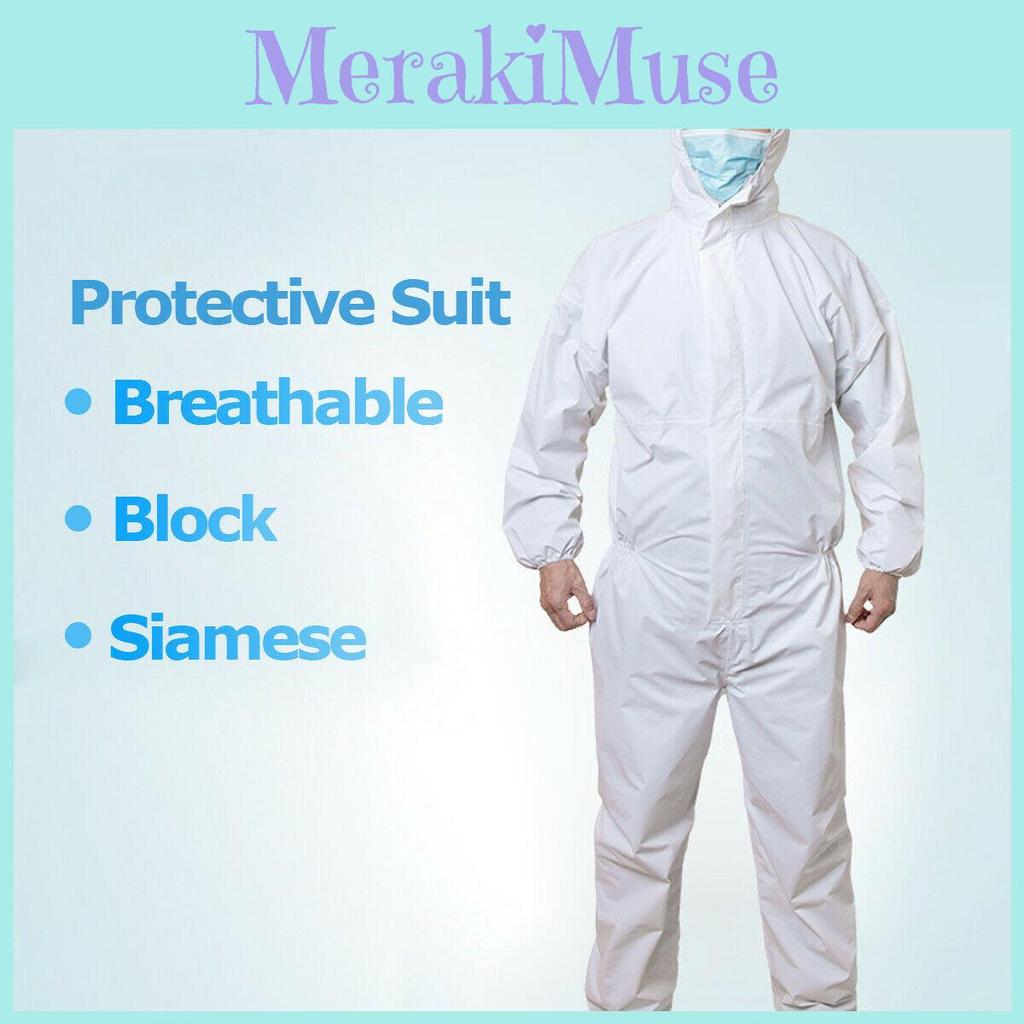 Waterproof Coveralls With Zipper Closure And Breathable Fabric For Farming And Spray Painting Tasks