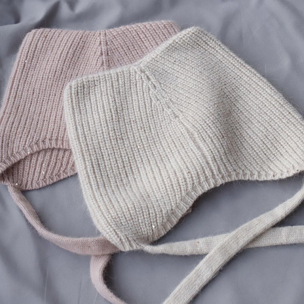 Cute Ear Protection and Warm Cat's ears Rabbit Hair Knitted Hat Fashion Women in Autumn and Winter