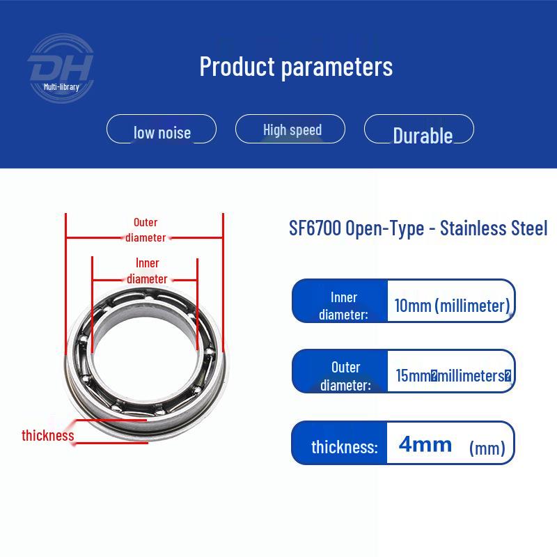 Rust-Proof Stainless Steel Miniature Pulley with Deep Groove Ball Bearing - Anti-Corrosion Gyroscope Ornament Accessory