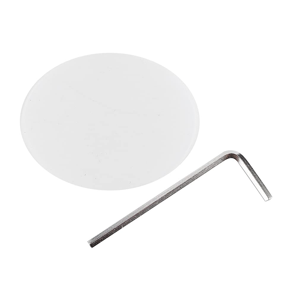 Motorcycle Thermometer, 1in 7/8in Handlebar Mount Thermometer ‑20℃ ‑ 50℃ Measuring Dial Weatherproof for Motorcycle(White)