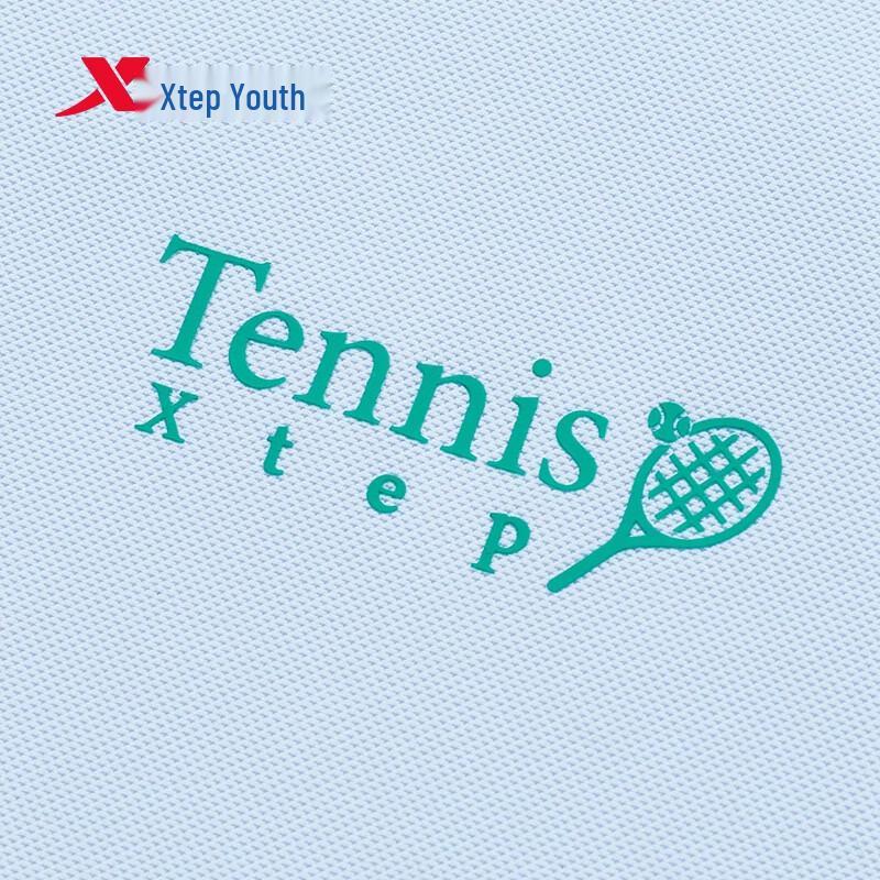 Xtep Youth 'Yuanqi' Breathable Short Sleeve Sport Polo T-Shirt