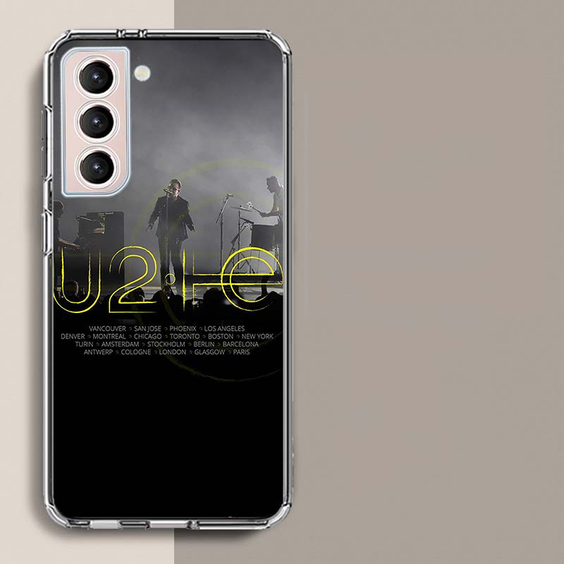 Band U2 Phone Case For Samsung A16 A26 A36 A56 A17 A15 A25 A35 A55 A14 A24 A34 A54 A04S A05S Galaxy Note 20 10 9 8 A9 A8 A7 A6 C