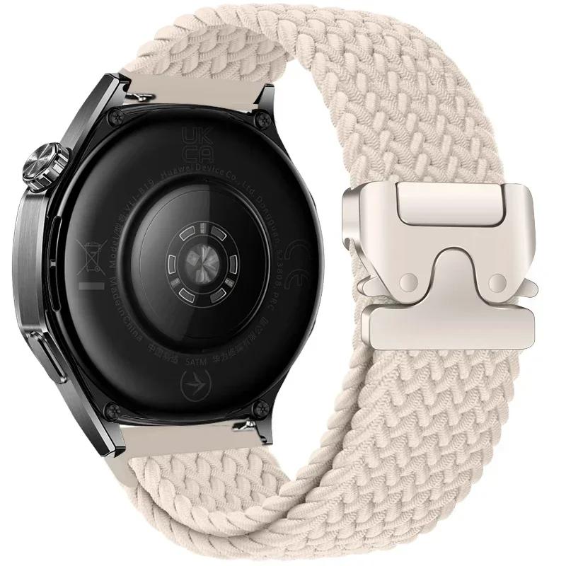 Braided Solo Loop Bracelet For Huawei Watch GT5/4/3Pro 46mm 4/3 Pro Huawei Ultimate Band For Amazfit Balance GTR 4/3/2 47mm