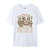 Sloths Are My Favorite People Zoo Animal T Shirt Unisex Pure Cotton Tee Shirt Print Tees Graphic Tshirt Free Shipping