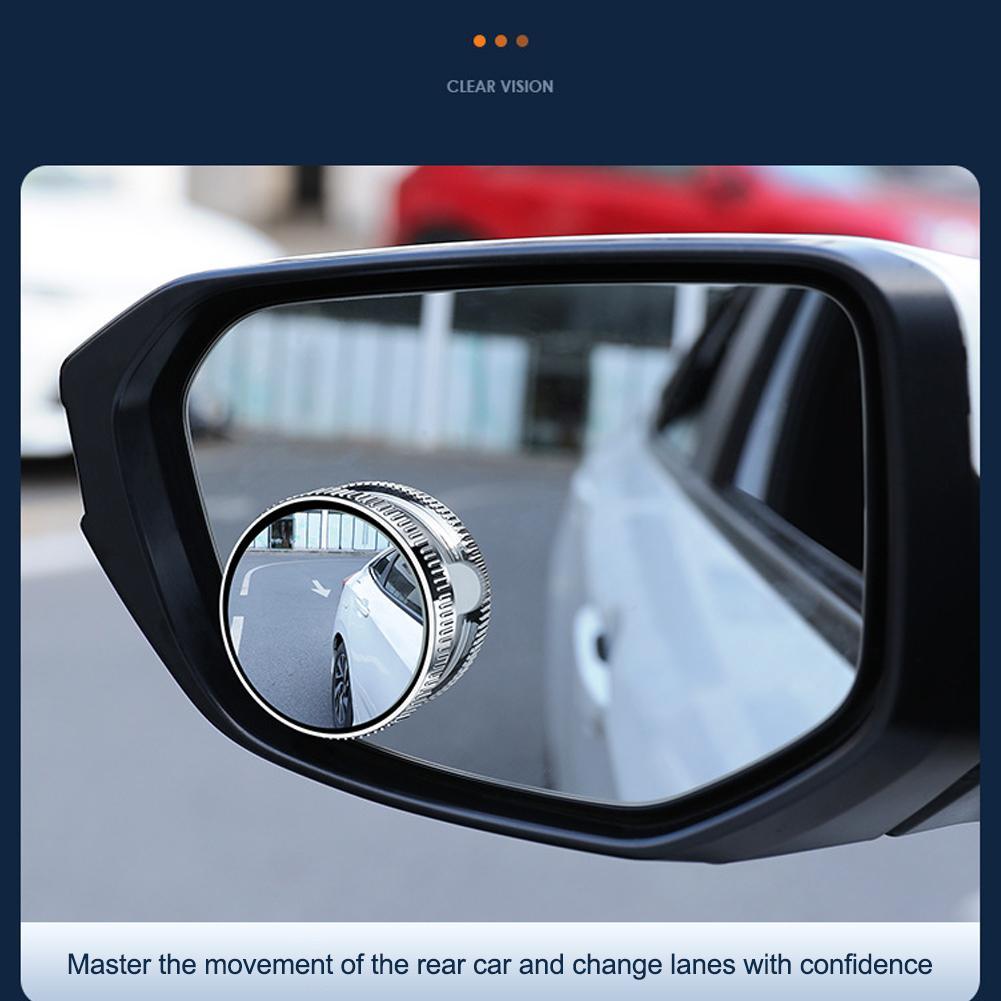 Car Rearview Mirror Wide Vision Field With No Blind Spot Adjustable Universal Safety Drive Wide Angle Rearview Car Accessories