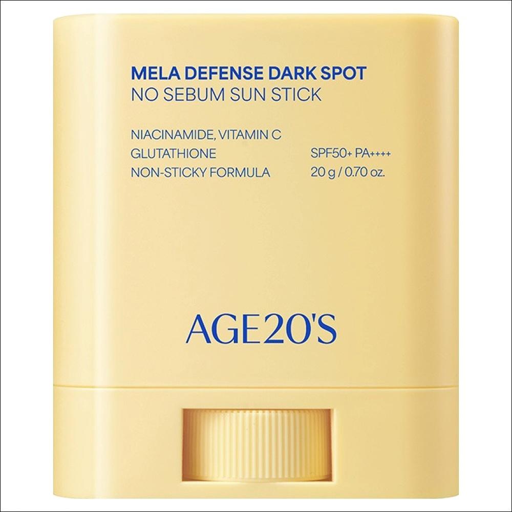 

[AGE20 s] Mela Defense Sun Stick 20g - SPF50+ PA++++, Dark Spot Care & No-Sebum Matte Finish, Brightening Sunscreen Stick, K-Beauty 20g x 1ea