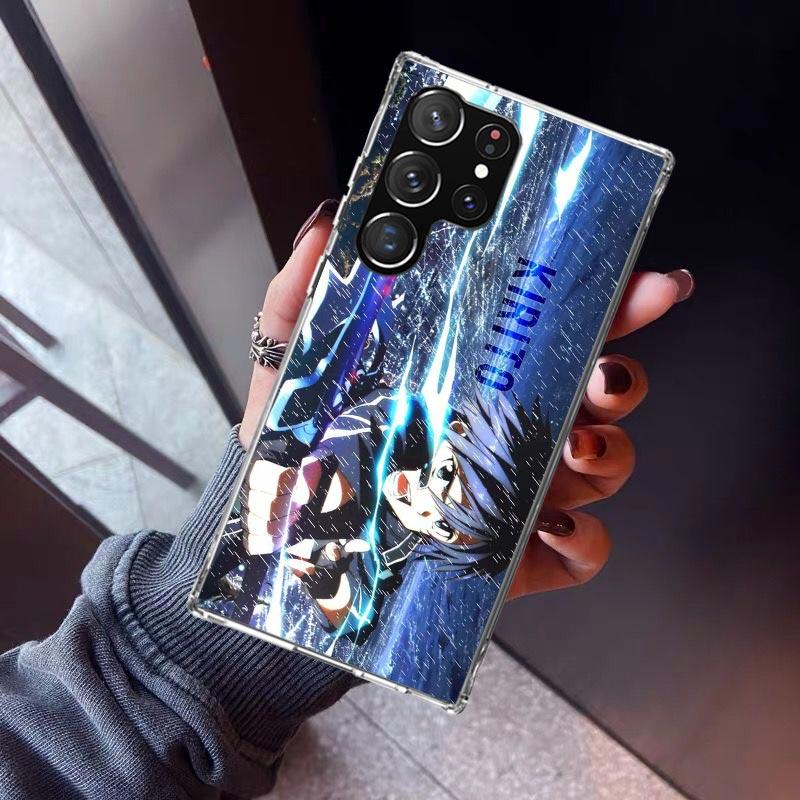 Sword Art Online Kirito Phone Case For Samsung Galaxy S26 S25 Edge S24 S23 Ultra S22 Plus S21 S20 FE Soft TPU Back Cover Funda G