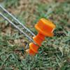 10Pcs Heavy Duty Tent Pegs Lightweight Accessories Spikes Portable for Garden Rainproof Canopy