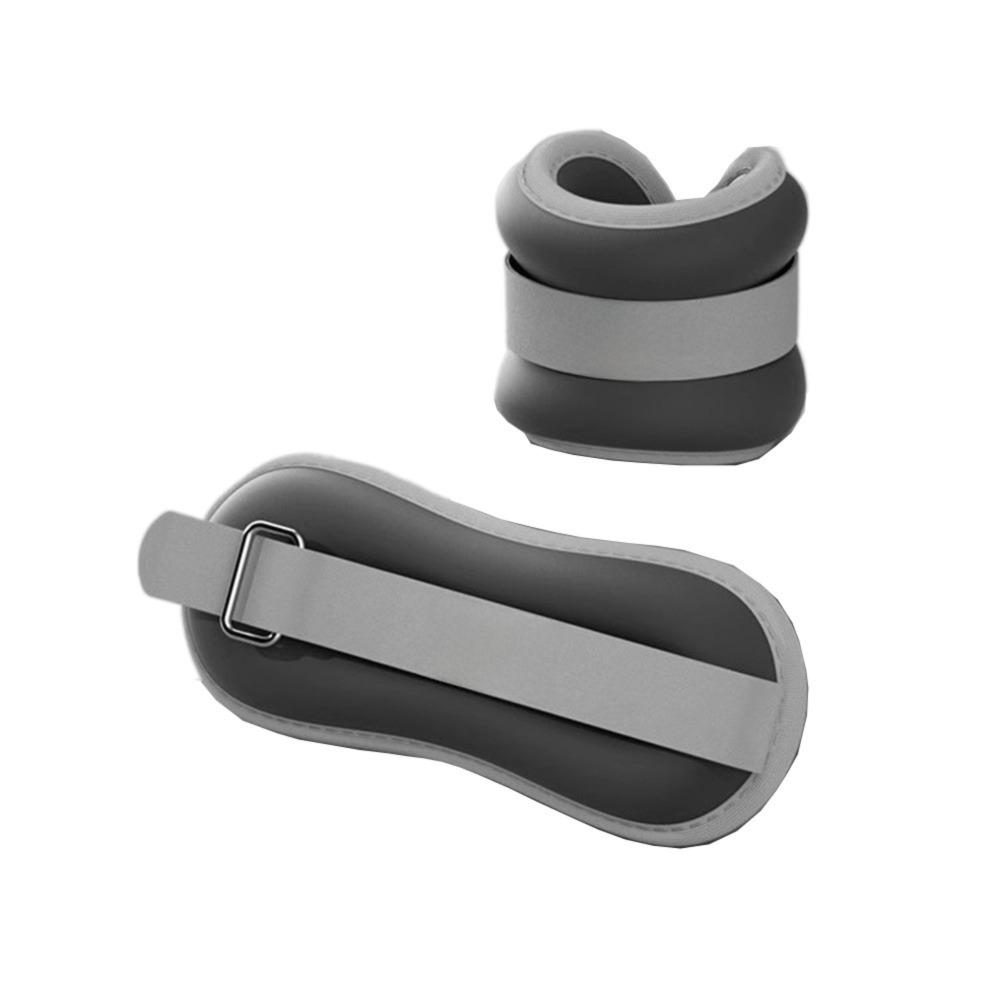 

Регулируемые ремни Утяжеленный мешок с песком Дышащие утяжелители для запястий и лодыжек Регулируемая повязка на ногу Тренировка 0.3kg x2 чёрный