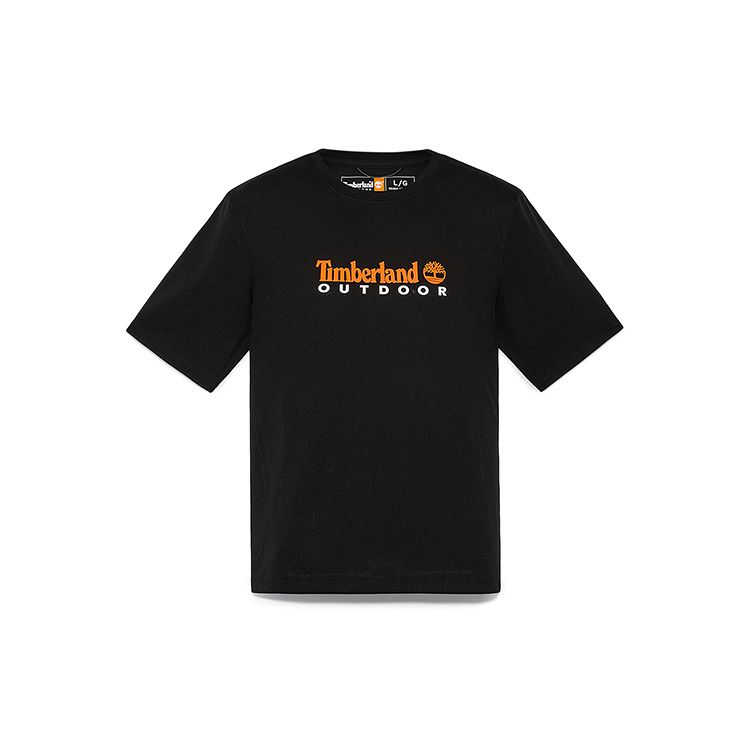 Timberland UV Protection Quick-Dry Crew Neck Short Sleeve T-Shirt Men Tops Black A41Z5-001