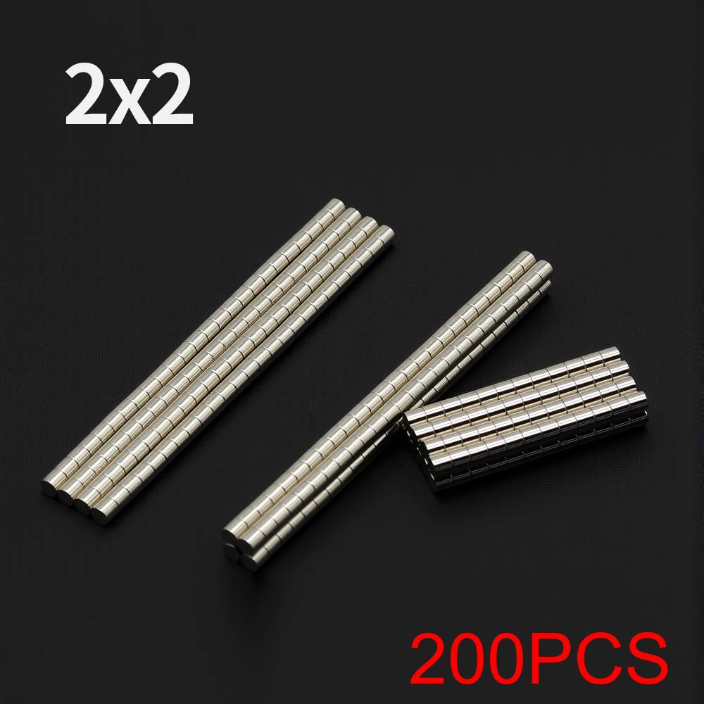 Powerful Neodymium Magnet N35 NdfeB Permanent Magnetic imanes Round Super Strong Fridge Magnets DIY 2/4/5/6/8/10x2/3mm