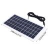 Solar Panel 5W 12V Polysilicon Epoxy Panels Portable Solar Cell DIY for 3.7V Battery Charging for Outdoor Lamp Pump