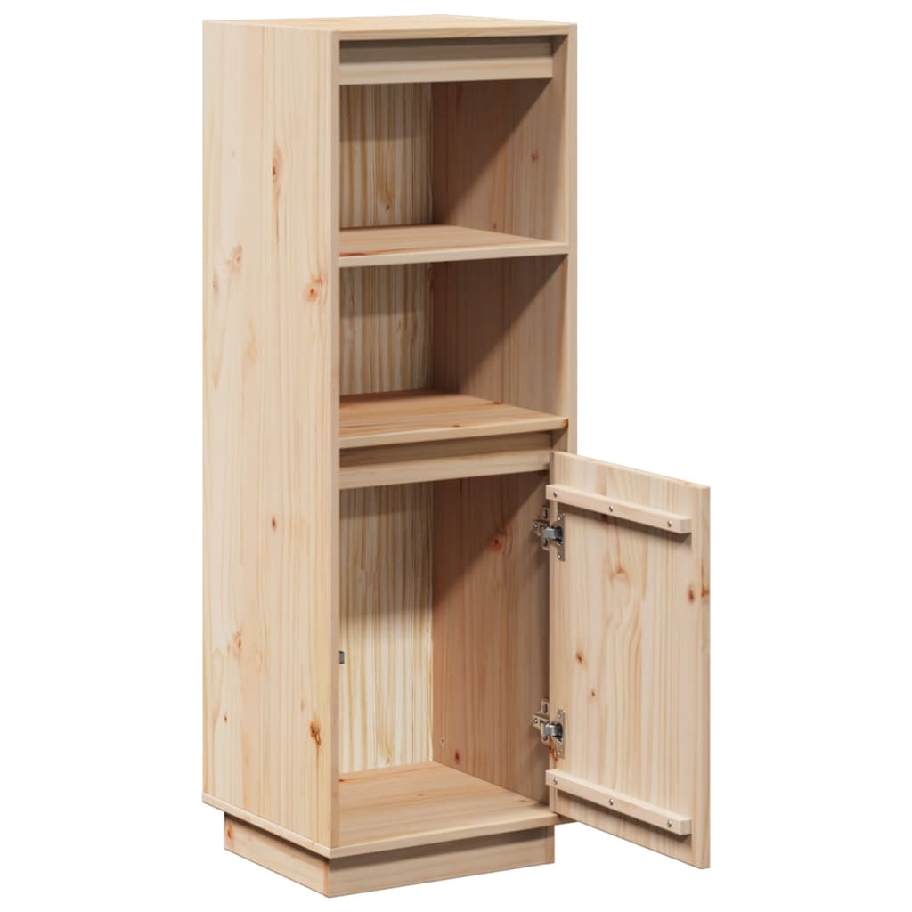 Highboard 37 X 34 X 110 Cm Solid Pine Wood